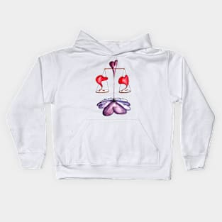 Libra.  the Scales. Balance Kids Hoodie